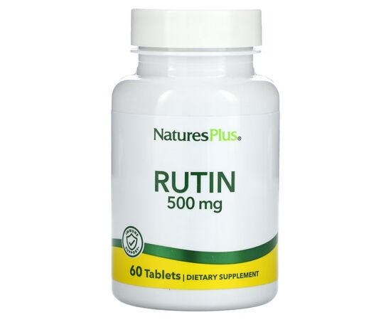 Вітамін Natures Plus Рутин, 500 мг, Rutin, 60 таблеток (NAP-02550)