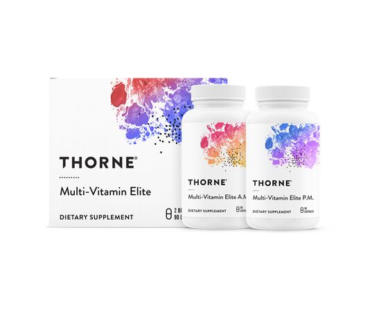 Мультивітамін Thorne Research Мультивітамін Еліт, Multi-Vitamin Elite A.M. & PM, 2 баночки (THR-00653)