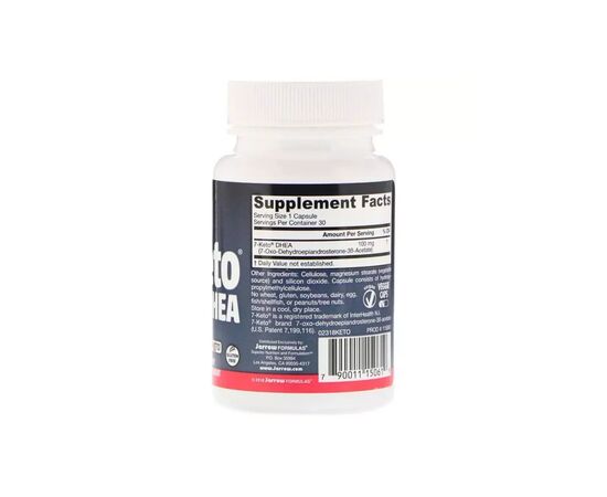 Витаминно-минеральный комплекс Jarrow Formulas 7-KETO, (Дегидроэпиандростерон), 100 Мг, 30 Вегетарианских К (JRW-15061), изображение 2 Витаминно-минеральный комплекс Jarrow Formulas 7-KETO, (Дегидроэпиандростерон), 100 Мг, 30 Вегетарианских К (JRW-15061), изображение 2
