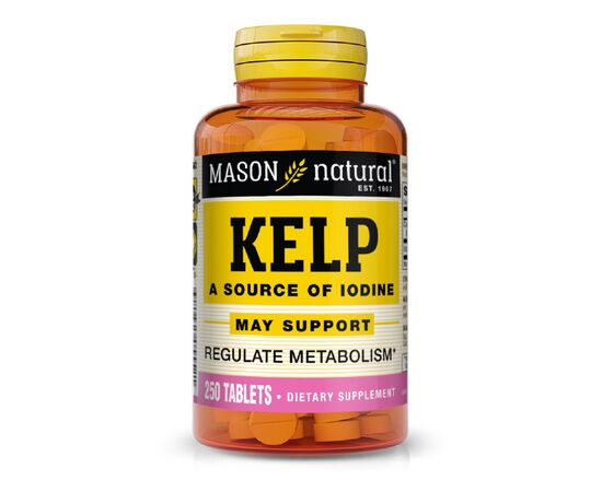 Минералы Mason Natural Ламинария, Kelp, 250 таблеток (MAV05552)