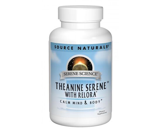 Амінокислота Source Naturals Теанін з Релорою, Serene Science, 60 таблеток (SN1772)
