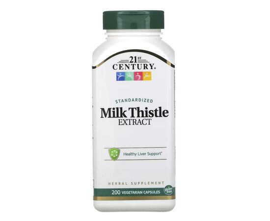 Трави 21st Century Розторопша, Стандартизований екстракт, Standardized Milk Thi (CEN-22907)