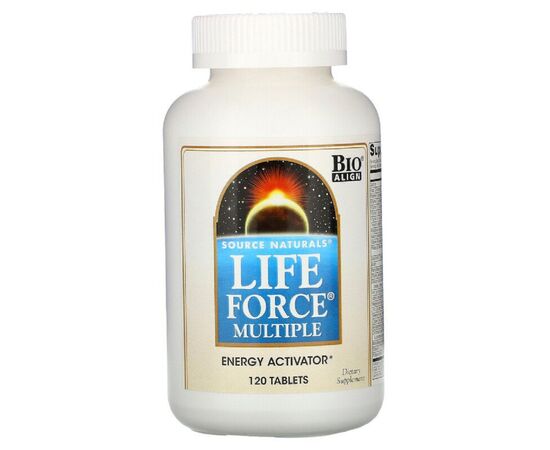 Витаминно-минеральный комплекс Source Naturals Мультикомплекс для Поддержания Энергии, Life Force, 120 табл (SNS-00797)