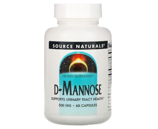Витаминно-минеральный комплекс Source Naturals D-Манноза 500мг, 60 капсул (SNS-02198)
