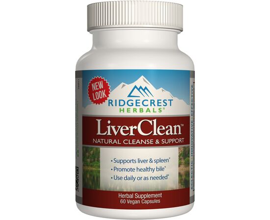 Травы Ridgecrest Herbals Натуральный Комплекс для Поддержки и Защиты Печени, Live (RCH172)