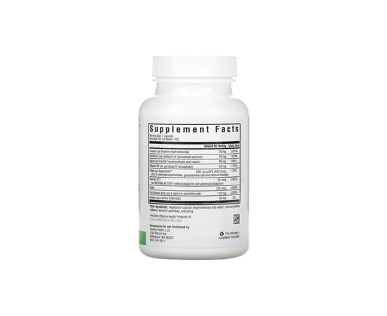 Витамин Seeking Health B-Комплекс, B Complex Plus, 100 вегетарианских капсул (SKH-52016), изображение 2 Витамин Seeking Health B-Комплекс, B Complex Plus, 100 вегетарианских капсул (SKH-52016), изображение 2