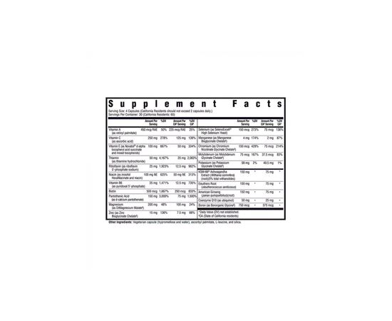 Мультивітамін Seeking Health Мультивітамінний комплекс, Multivitamin Sensitive, 120 вегетаріан. (SKH52095), зображення 3 Мультивітамін Seeking Health Мультивітамінний комплекс, Multivitamin Sensitive, 120 вегетаріан. (SKH52095), зображення 3