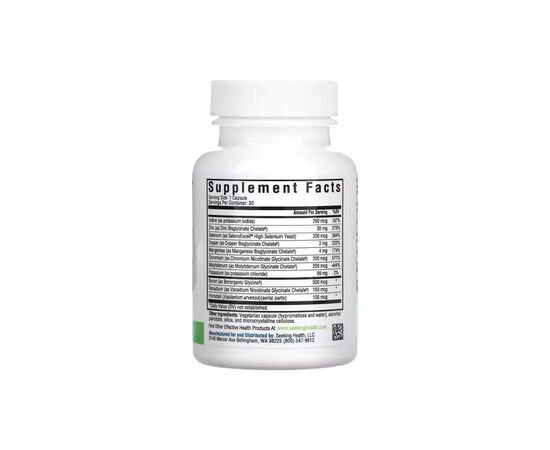 Витаминно-минеральный комплекс Seeking Health Комплекс микроэлементов без железа, Trace Minerals Complex, Iron Free (SKH-52126), изображение 2 Витаминно-минеральный комплекс Seeking Health Комплекс микроэлементов без железа, Trace Minerals Complex, Iron Free (SKH-52126), изображение 2