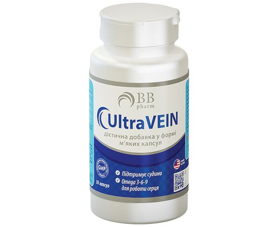 Жирные кислоты BB Pharm BB Pharm капсули Ультравен 30шт (7640162326193)
