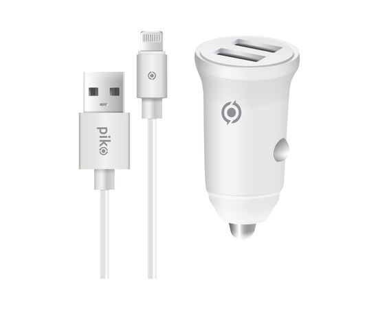 Зарядное устройство Piko CC-312 (2USB3,1A) + Lightning cable (1283126538810)