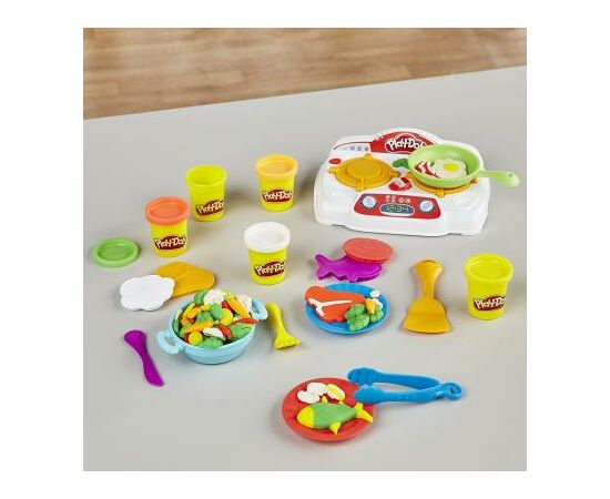 Набор для творчества Hasbro Play-Doh Кухонная плита (B9014), изображение 6 Набор для творчества Hasbro Play-Doh Кухонная плита (B9014), изображение 6