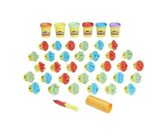 Набор для творчества Hasbro Play-Doh Буквы и языки (C3581), изображение 3 Набор для творчества Hasbro Play-Doh Буквы и языки (C3581), изображение 3