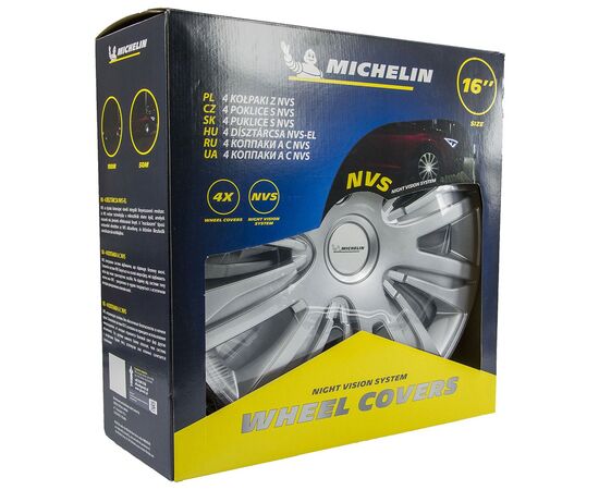 Автомобильный колпак Michelin Nardo Silver 15 (73737), изображение 2 Автомобильный колпак Michelin Nardo Silver 15 (73737), изображение 2