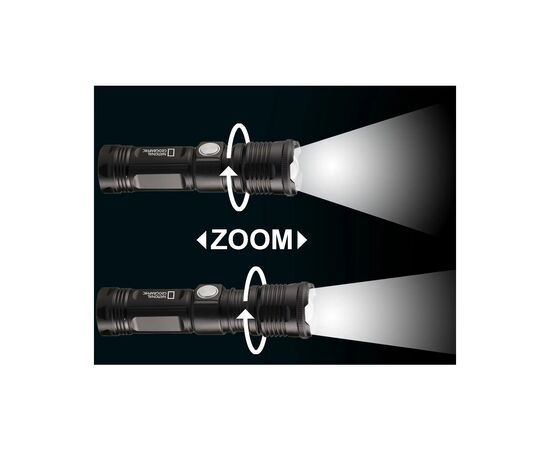 Ліхтар National Geographic Iluminos Led Zoom Flashlight 1000 (930143), зображення 5 Ліхтар National Geographic Iluminos Led Zoom Flashlight 1000 (930143), зображення 5