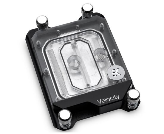 Водоблок Ekwb EK-Quantum Velocity sTR4 D-RGB - Nickel + Plexi (3831109810286)