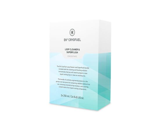 Охлаждающая жидкость Ekwb EK-CryoFuel Loop Cleaner + Superflush (Concentrate 250 (3831109897720), изображение 2 Охлаждающая жидкость Ekwb EK-CryoFuel Loop Cleaner + Superflush (Concentrate 250 (3831109897720), изображение 2