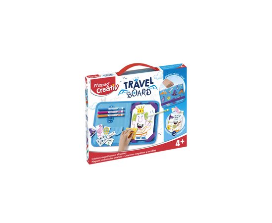 Набір для творчості Maped Travel Board для малювання на білій дошці (MP.969311)
