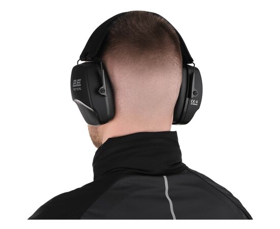 Наушники для стрельбы 2E Defence NRR 25 dB пасивные Black (2E-TPE016BK), изображение 4 Наушники для стрельбы 2E Defence NRR 25 dB пасивные Black (2E-TPE016BK), изображение 4
