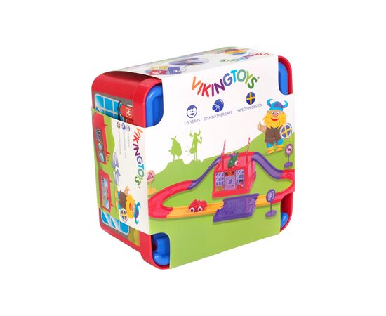 Игровой набор Viking Toys парковка с дорогой и техникой (45540), изображение 2 Игровой набор Viking Toys парковка с дорогой и техникой (45540), изображение 2