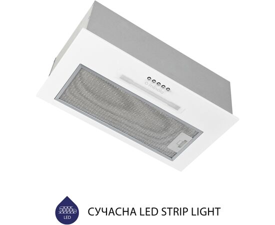 Вытяжка кухонная Minola HBI 5223 WH 700 LED, изображение 4 Вытяжка кухонная Minola HBI 5223 WH 700 LED, изображение 4
