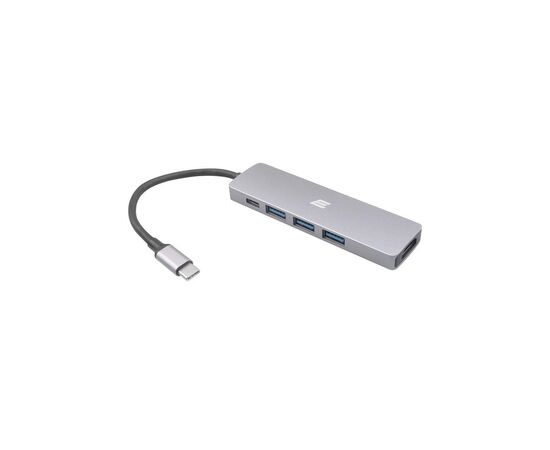 Концентратор 2E USB-C Slim Aluminum Multi-Port 5in1 (2EW-2731)