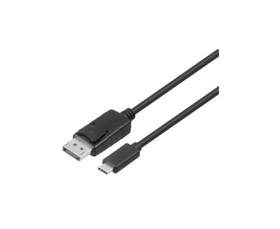 Кабель мультимедийный USB-C to DisplayPort 1.0m (AM/AM), 3840*216060Hz, black 2E (2EW-1925)