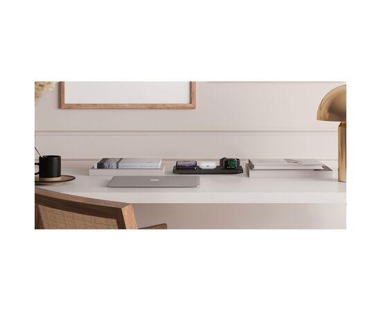 Зарядное устройство Belkin 3in1 MagSafe, black (WIZ016VFBK), изображение 3 Зарядное устройство Belkin 3in1 MagSafe, black (WIZ016VFBK), изображение 3