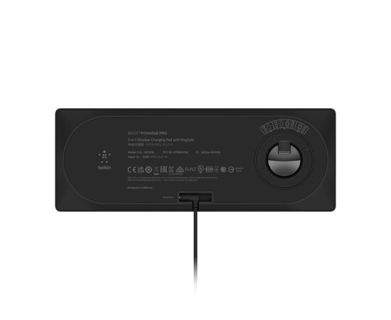 Зарядное устройство Belkin 3in1 MagSafe, black (WIZ016VFBK), изображение 9 Зарядное устройство Belkin 3in1 MagSafe, black (WIZ016VFBK), изображение 9
