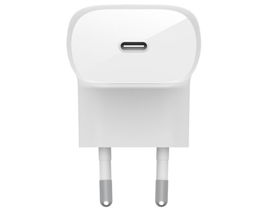 Зарядное устройство Belkin Home Charger 30W PD PPS USB-С - USB-С 1m (WCA005VF1MWH-B6), изображение 3 Зарядное устройство Belkin Home Charger 30W PD PPS USB-С - USB-С 1m (WCA005VF1MWH-B6), изображение 3