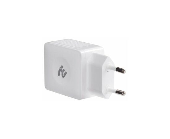 Зарядное устройство 2E Wall Charger Dual USB-A 2.4A + cable USB-C White (2E-WC1USB2.1A-CC), изображение 2 Зарядное устройство 2E Wall Charger Dual USB-A 2.4A + cable USB-C White (2E-WC1USB2.1A-CC), изображение 2