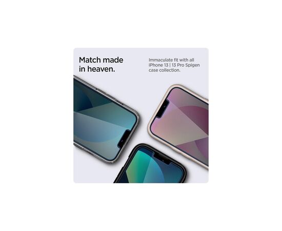 Стекло защитное Spigen Apple Iphone 14/13 Pro/13 tR EZ Fit Transparency Sensor Open ( (AGL03385), изображение 5 Стекло защитное Spigen Apple Iphone 14/13 Pro/13 tR EZ Fit Transparency Sensor Open ( (AGL03385), изображение 5
