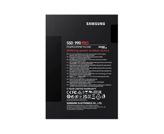 Накопитель SSD M.2 2280 2TB Samsung (MZ-V9P2T0BW), изображение 6 Накопитель SSD M.2 2280 2TB Samsung (MZ-V9P2T0BW), изображение 6