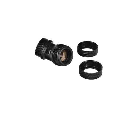 Фитинг для СВО ThermalTake Pacific G1/4 PETG Tube 45-Degree Dual Compression 16mm OD Black (CL-W098-CA00BL-A), изображение 2 Фитинг для СВО ThermalTake Pacific G1/4 PETG Tube 45-Degree Dual Compression 16mm OD Black (CL-W098-CA00BL-A), изображение 2