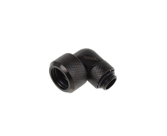 Фитинг для СВО Alphacool Фитинг Alphacool Eiszapfen 16mm HardTube compression fitting 90 rotatable G1/4 - knurled - d (4250197173957), изображение 3 Фитинг для СВО Alphacool Фитинг Alphacool Eiszapfen 16mm HardTube compression fitting 90 rotatable G1/4 - knurled - d (4250197173957), изображение 3