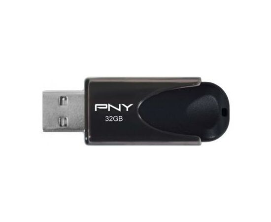 USB флеш накопитель PNY flash 32GB Attache4 Black USB 2.0 (FD32GATT4-EF), изображение 2 USB флеш накопитель PNY flash 32GB Attache4 Black USB 2.0 (FD32GATT4-EF), изображение 2