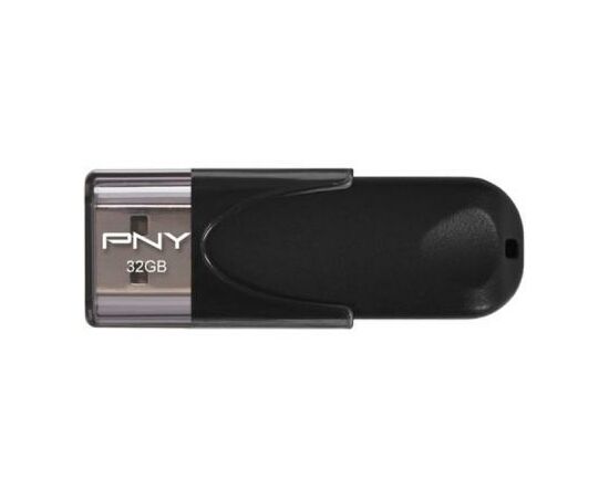 USB флеш накопичувач PNY flash 32GB Attache4 Black USB 2.0 (FD32GATT4-EF)