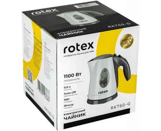 Электрочайник Rotex RKT60-G, изображение 3 Электрочайник Rotex RKT60-G, изображение 3