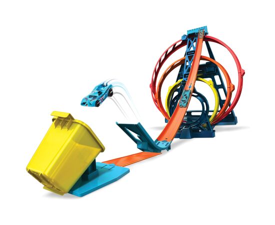 Автотрек Hot Wheels Тройная петля (GLC96), изображение 6 Автотрек Hot Wheels Тройная петля (GLC96), изображение 6
