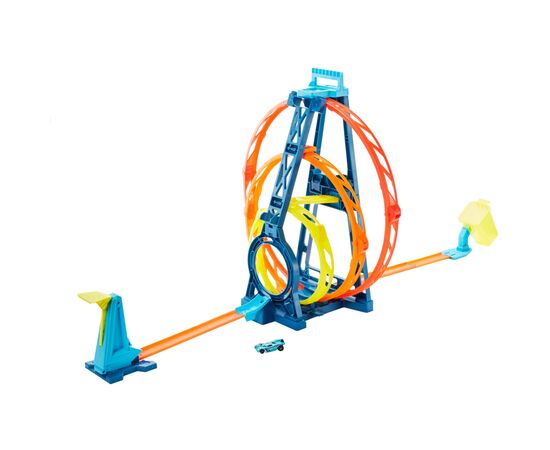 Автотрек Hot Wheels Тройная петля (GLC96), изображение 7 Автотрек Hot Wheels Тройная петля (GLC96), изображение 7