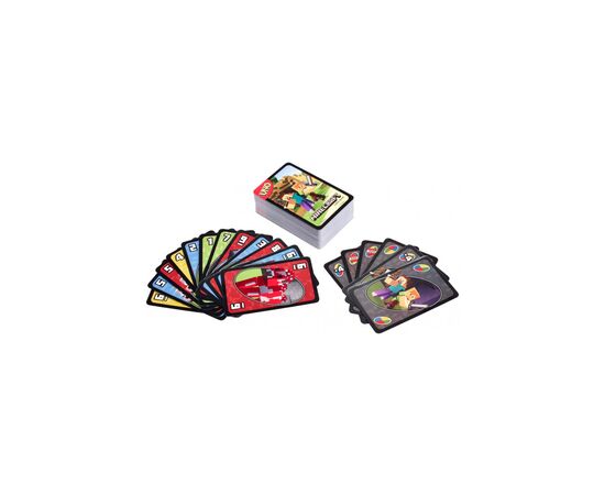 Настольная игра UNO Minecraft (FPD61), изображение 3 Настольная игра UNO Minecraft (FPD61), изображение 3