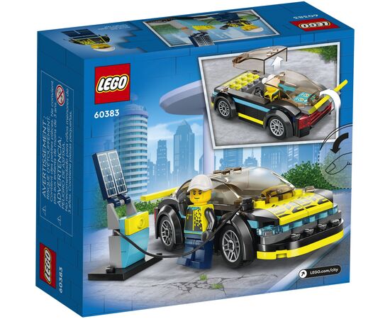 Конструктор LEGO City Електричний спортивний автомобіль 95 деталей (60383), зображення 6 Конструктор LEGO City Електричний спортивний автомобіль 95 деталей (60383), зображення 6