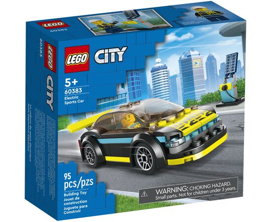 Конструктор LEGO City Електричний спортивний автомобіль 95 деталей (60383)