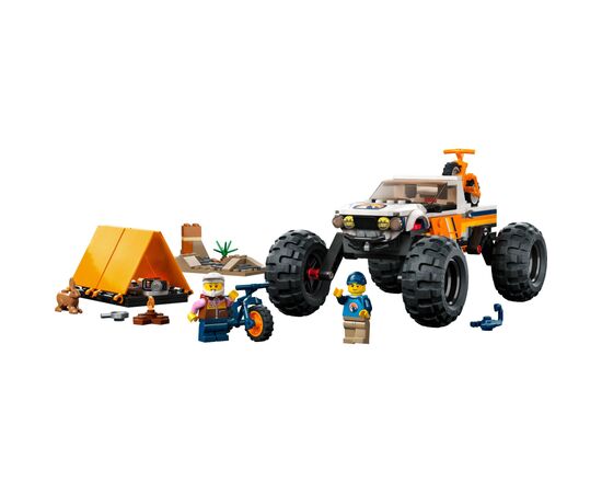 Конструктор LEGO City Приключения на внедорожнике 4x4 252 детали (60387), изображение 2 Конструктор LEGO City Приключения на внедорожнике 4x4 252 детали (60387), изображение 2