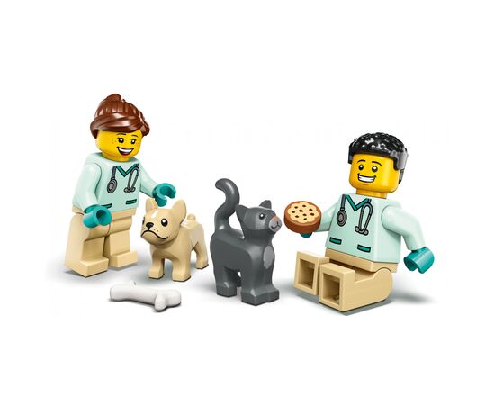 Конструктор LEGO City Фургон ветеринарной скорой помощи 58 деталей (60382), изображение 3 Конструктор LEGO City Фургон ветеринарной скорой помощи 58 деталей (60382), изображение 3