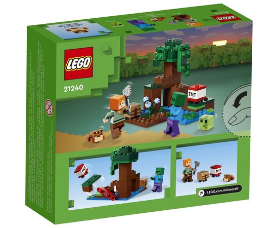 Конструктор LEGO Minecraft Приключения на болоте 65 деталей (21240), изображение 7 Конструктор LEGO Minecraft Приключения на болоте 65 деталей (21240), изображение 7