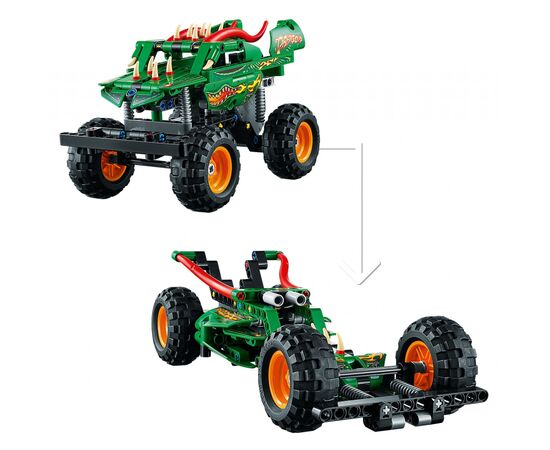 Конструктор LEGO Technic Monster Jam Dragon 217 деталей (42149), зображення 5 Конструктор LEGO Technic Monster Jam Dragon 217 деталей (42149), зображення 5