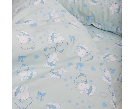 Детский постельный набор Viluta ранфорс 22173 голубой (22173 блакитний), изображение 3 Детский постельный набор Viluta ранфорс 22173 голубой (22173 блакитний), изображение 3