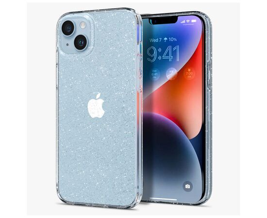 Чехол для моб. телефона Spigen Apple iPhone 14 Liquid Crystal Glitter, Crystal Quartz (ACS05034), изображение 3 Чехол для моб. телефона Spigen Apple iPhone 14 Liquid Crystal Glitter, Crystal Quartz (ACS05034), изображение 3
