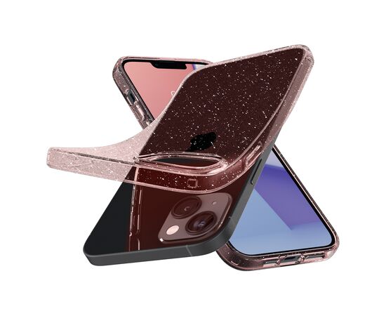 Чехол для моб. телефона Spigen Apple iPhone 14 Liquid Crystal Glitter, Rose Quartz (ACS05035), изображение 6 Чехол для моб. телефона Spigen Apple iPhone 14 Liquid Crystal Glitter, Rose Quartz (ACS05035), изображение 6
