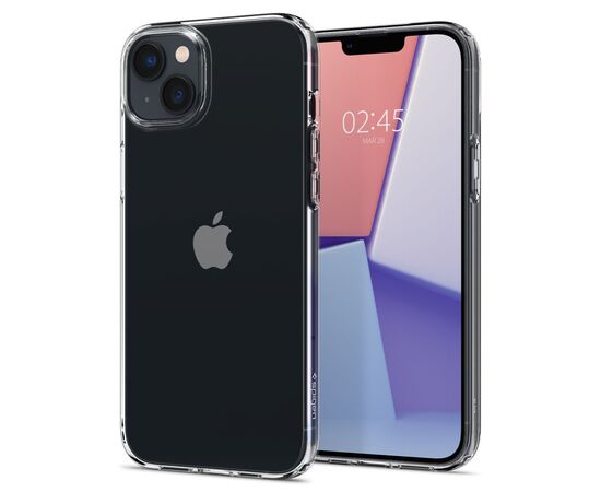 Чехол для моб. телефона Spigen Apple iPhone 14 Liquid Crystal, Crystal Clear (ACS05033), изображение 2 Чехол для моб. телефона Spigen Apple iPhone 14 Liquid Crystal, Crystal Clear (ACS05033), изображение 2